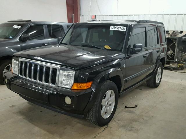 1J8HG48P77C691360 - 2007 JEEP COMMANDER BLACK photo 2