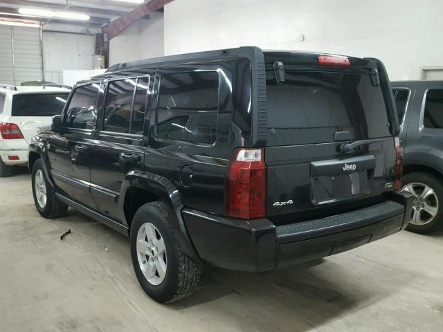 1J8HG48P77C691360 - 2007 JEEP COMMANDER BLACK photo 3