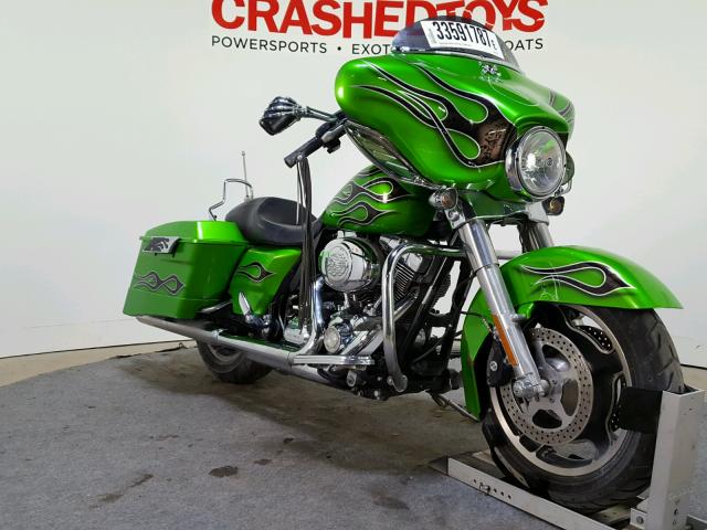 1HD1KB4129Y691378 - 2009 HARLEY-DAVIDSON FLHX GREEN photo 2