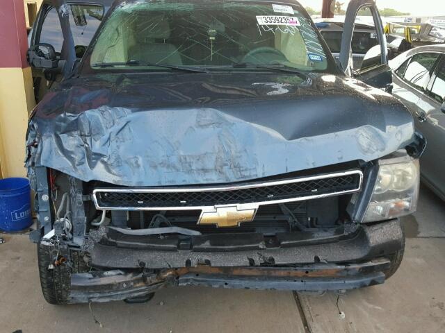 1GNFC13C49R171492 - 2009 CHEVROLET TAHOE C150 BLUE photo 7