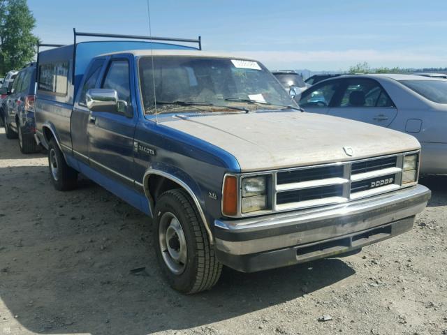 1B7FL23X6LS637893 - 1990 DODGE DAKOTA BLUE photo 1