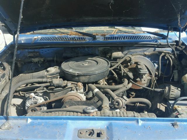 1B7FL23X6LS637893 - 1990 DODGE DAKOTA BLUE photo 7