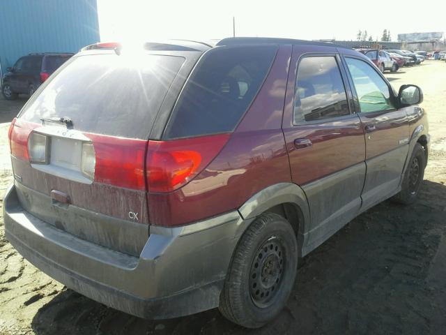 3G5DB03E73S576594 - 2003 BUICK RENDEZVOUS RED photo 4