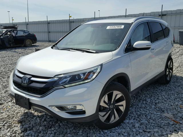 5J6RM4H91GL052858 - 2016 HONDA CR-V TOURI WHITE photo 2