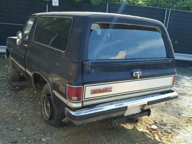 1G5EK18H0FF534872 - 1985 GMC JIMMY K150 WHITE photo 3