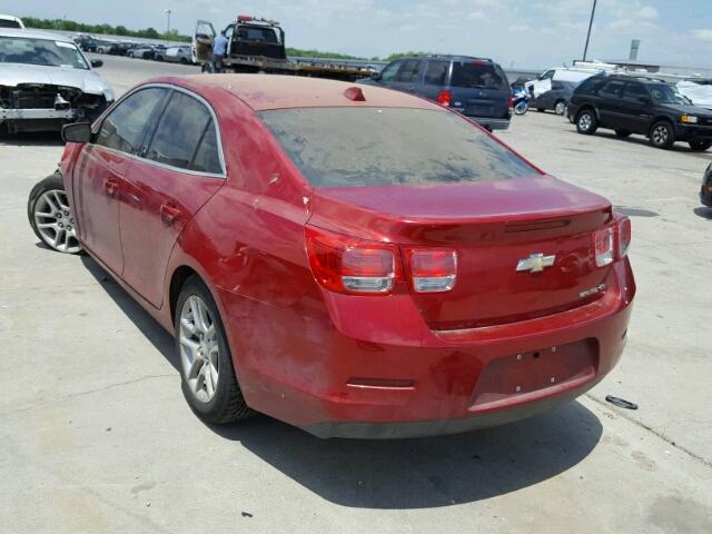 1G11D5RR4DF107054 - 2013 CHEVROLET MALIBU 1LT 红色 照片 3