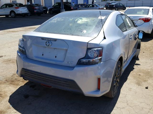 JTKJF5C70E3074705 - 2014 TOYOTA SCION TC 银色 照片 4