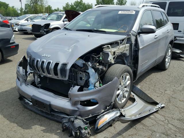 1C4PJMDB3GW231903 - 2016 JEEP CHEROKEE L GRAY photo 2