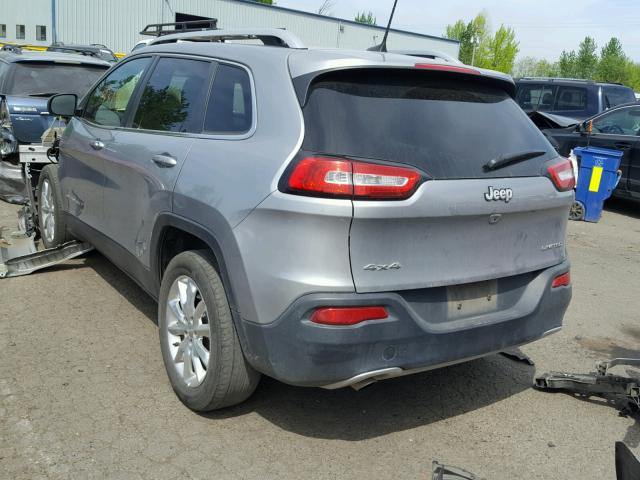 1C4PJMDB3GW231903 - 2016 JEEP CHEROKEE L GRAY photo 3