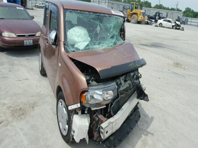 JN8AZ2KR2BT203155 - 2011 NISSAN CUBE BASE BROWN photo 1