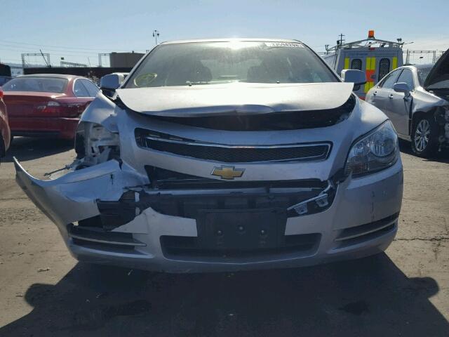 1G1ZC5E06CF380928 - 2012 CHEVROLET MALIBU 1LT 银色 照片 9