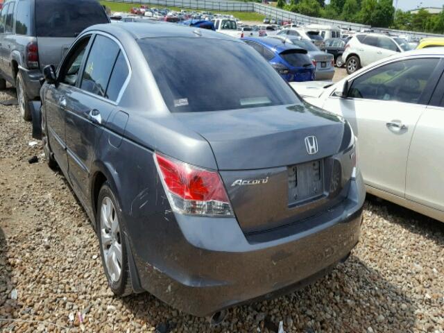 1HGCP36899A014169 - 2009 HONDA ACCORD EXL GRAY photo 3