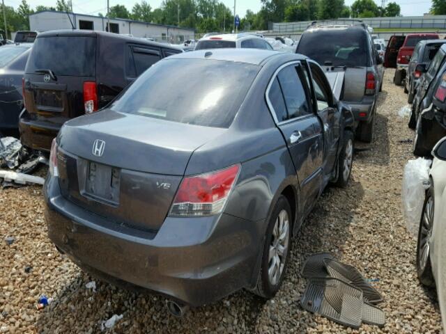 1HGCP36899A014169 - 2009 HONDA ACCORD EXL GRAY photo 4