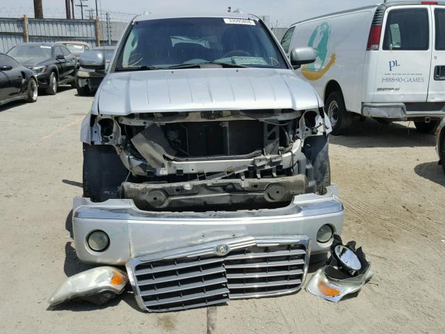 1A8HX58N97F543732 - 2007 CHRYSLER ASPEN LIMI SILVER photo 9