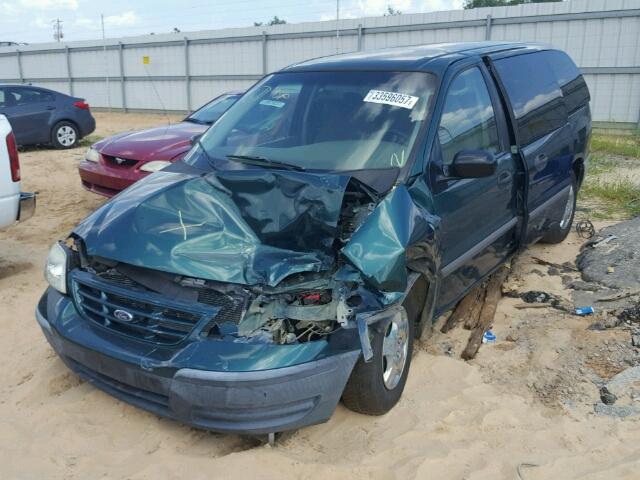 2FMZA50472BB78893 - 2002 FORD WINDSTAR L GREEN photo 2