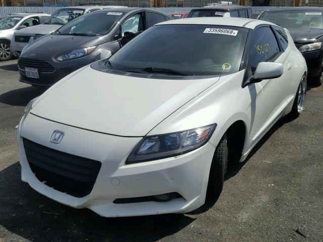 JHMZF1C6XBS013002 - 2011 HONDA CR-Z EX WHITE photo 2