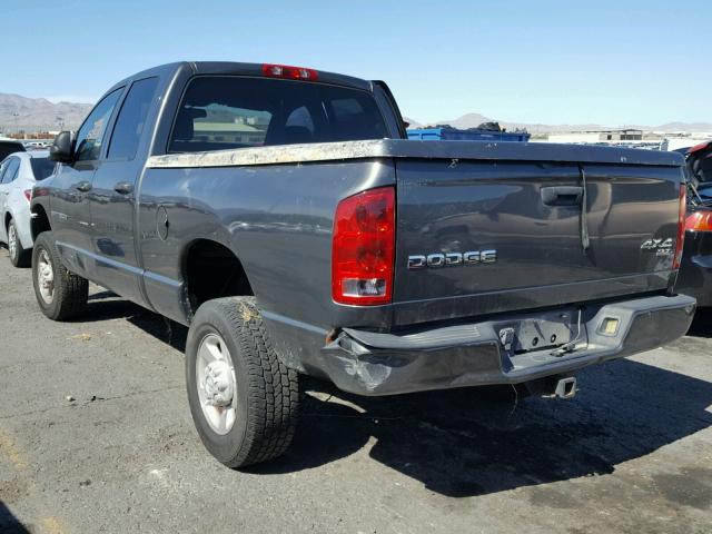 3D7KU28D73G724127 - 2003 DODGE RAM 2500 S GRAY photo 3
