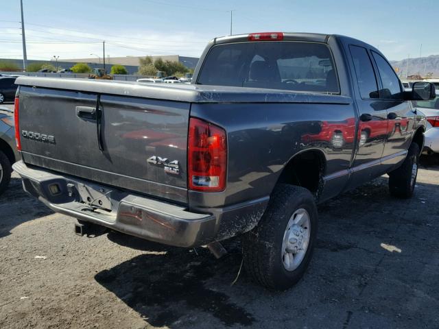 3D7KU28D73G724127 - 2003 DODGE RAM 2500 S GRAY photo 4