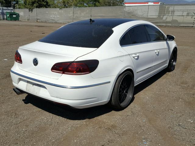 WVWBP7ANXDE502868 - 2013 VOLKSWAGEN CC SPORT WHITE photo 4