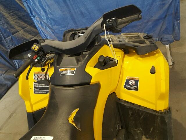 3JBLKAJ28FJ002005 - 2015 CAN-AM OUTLANDER YELLOW photo 5