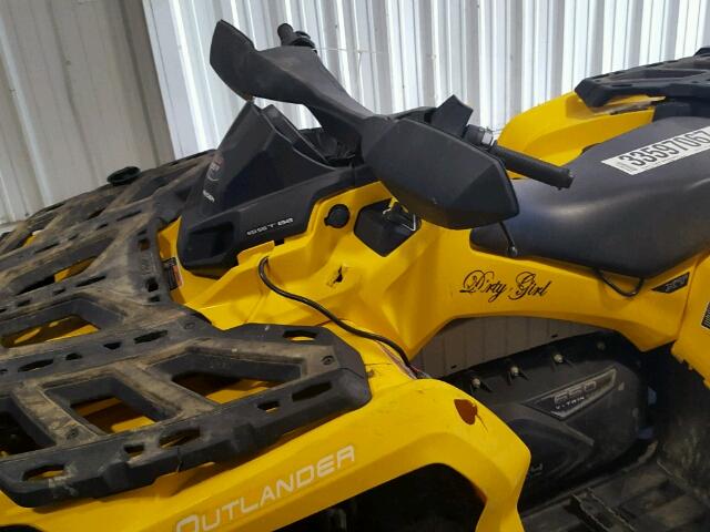 3JBLKAJ28FJ002005 - 2015 CAN-AM OUTLANDER YELLOW photo 9