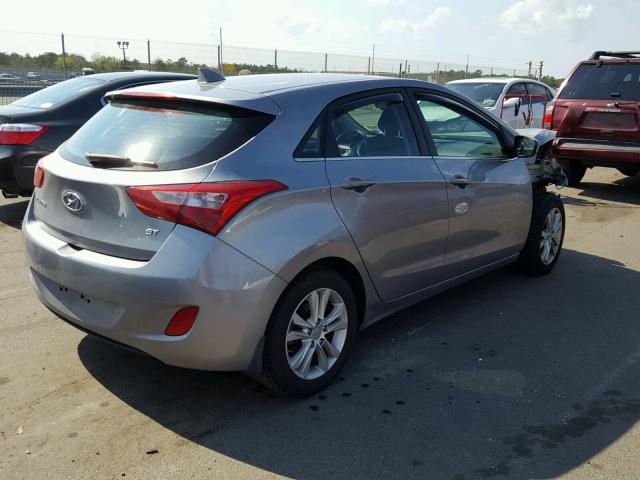 KMHD35LE9DU113212 - 2013 HYUNDAI ELANTRA GT BLUE photo 4