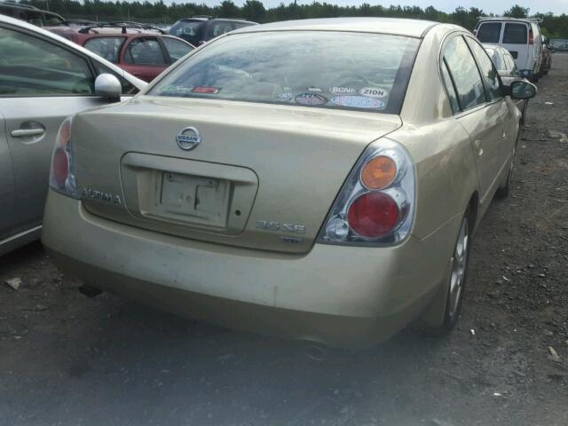 1N4BL11D83C182594 - 2003 NISSAN ALTIMA SE GOLD photo 4