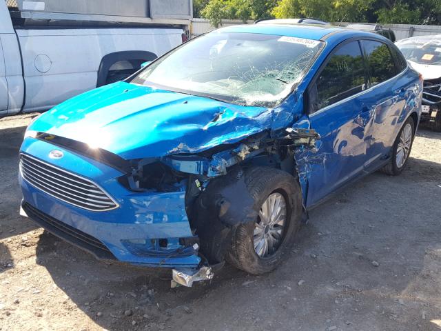 1FADP3J22HL202465 - 2017 FORD FOCUS TITA BLUE photo 2