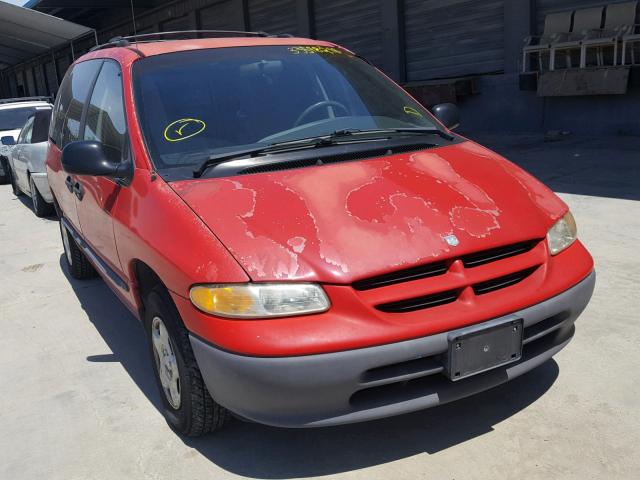 2B4GP25R1VR189183 - 1997 DODGE CARAVAN RED photo 1