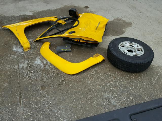 1GTDS136958176796 - 2005 GMC CANYON YELLOW photo 9