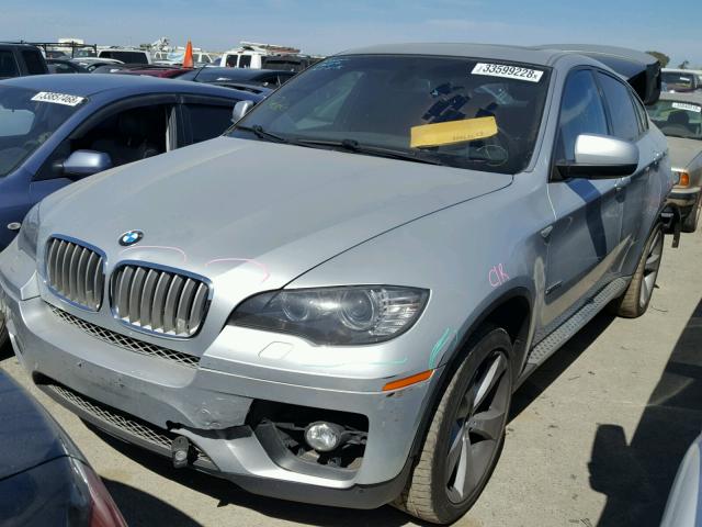 5UXFG83509LZ93098 - 2009 BMW X6 SILVER photo 2