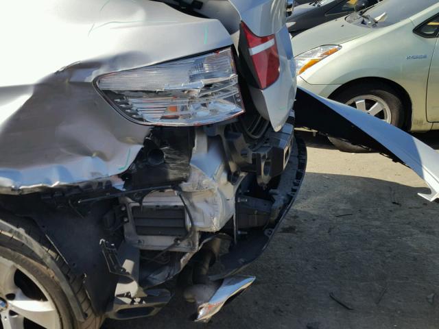 5UXFG83509LZ93098 - 2009 BMW X6 SILVER photo 9