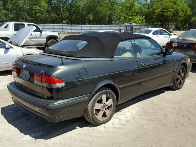 YS3DF75K137005280 - 2003 SAAB 9-3 SE GREEN photo 4