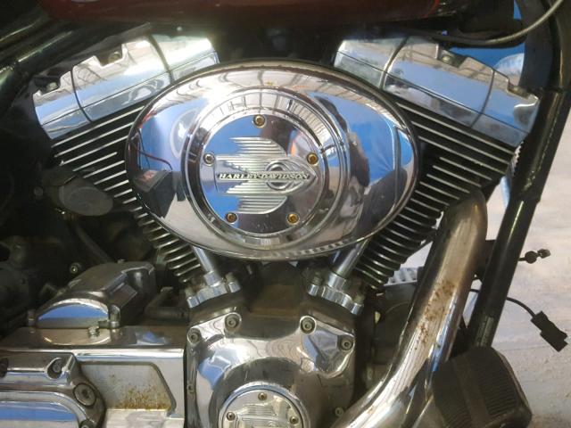 1HD1FCW19YY634830 - 2000 HARLEY-DAVIDSON FLHTCUI BURGUNDY photo 7