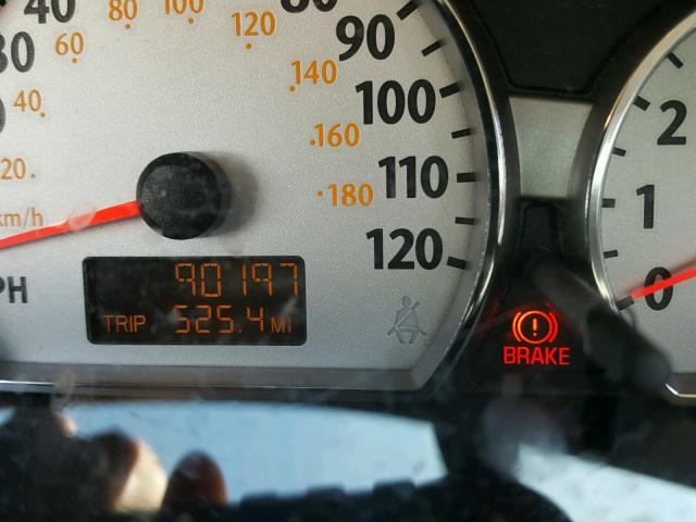 1G8AL55F17Z112666 - 2007 SATURN ION LEVEL RED photo 8