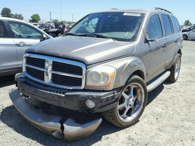 1D8HB58D44F219632 - 2004 DODGE DURANGO LI GOLD photo 2