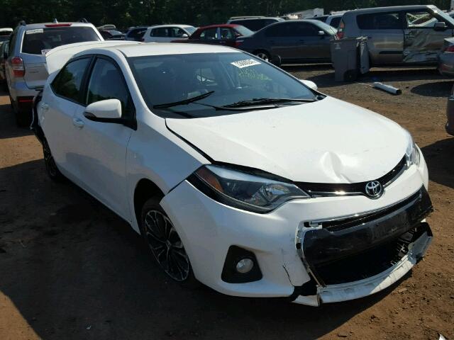 2T1BURHE0EC101425 - 2014 TOYOTA COROLLA L WHITE photo 1