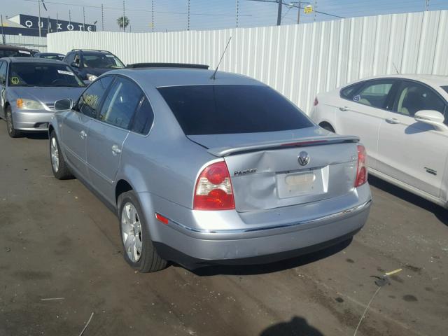 WVWRH63B83P188200 - 2003 VOLKSWAGEN PASSAT GLX 灰色 照片 3