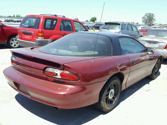 2G1FP22P4P2129761 - 1993 CHEVROLET CAMARO Z28 MAROON photo 4