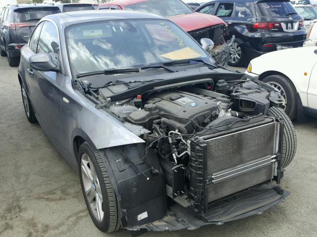 WBAUP9C5XDVS94554 - 2013 BMW 128 I ნაცრისფერი ფოტო 1