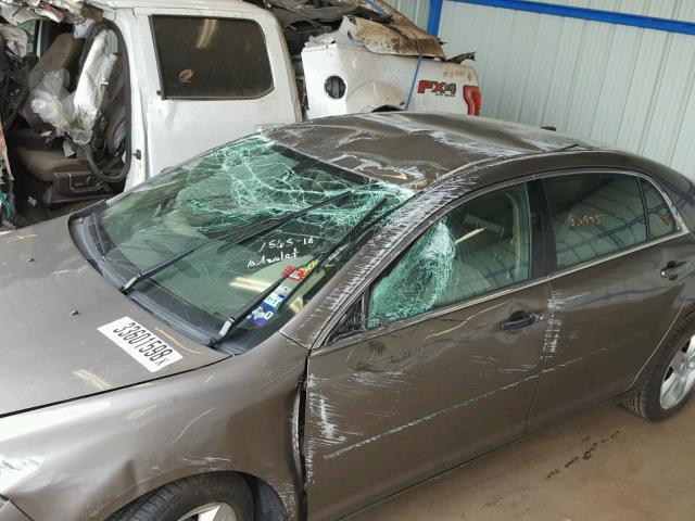 1G1ZB5EB4AF142044 - 2010 CHEVROLET MALIBU LS 棕色 照片 9