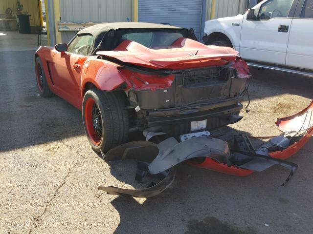 1G8MG35X38Y106521 - 2008 SATURN SKY REDLIN RED photo 3