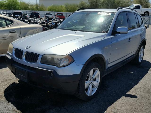 WBXPA73404WC35204 - 2004 BMW X3 2.5I SILVER photo 2