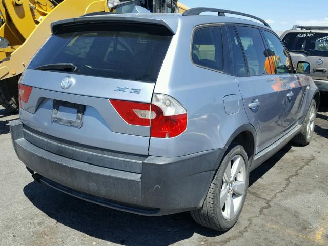 WBXPA73404WC35204 - 2004 BMW X3 2.5I SILVER photo 4