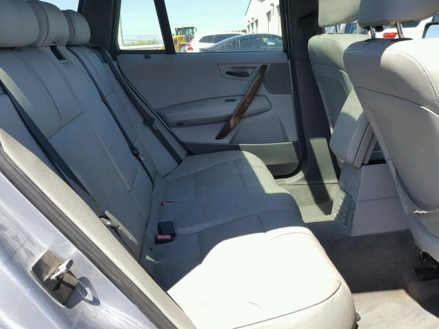 WBXPA73404WC35204 - 2004 BMW X3 2.5I SILVER photo 6