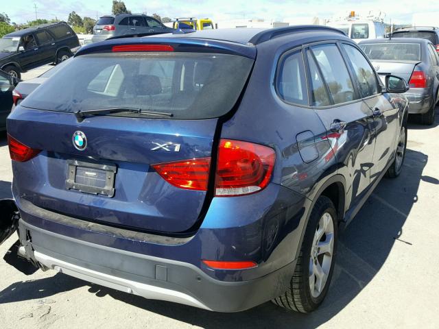 WBAVM1C53FV318677 - 2015 BMW X1 SDRIVE2 BLUE photo 4