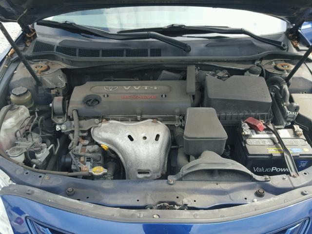 JTNBE46K673100716 - 2007 TOYOTA CAMRY NEW BLUE photo 7