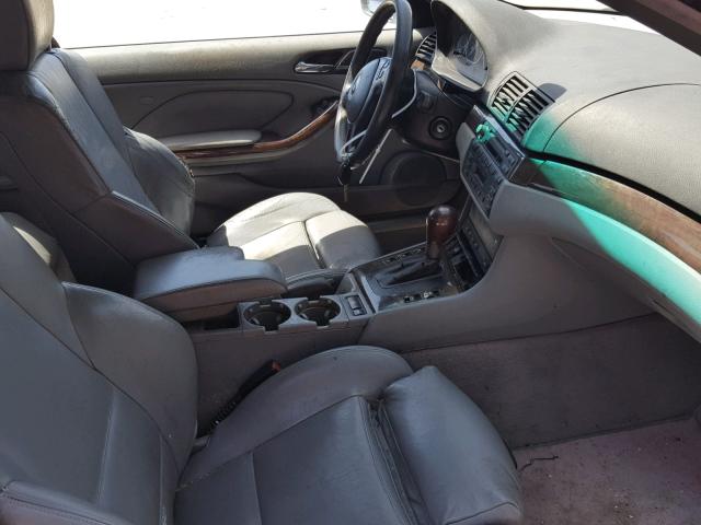 WBABS53411JU88110 - 2001 BMW 330 CI GRAY photo 5