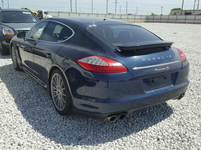 WP0AD2A70DL045136 - 2013 PORSCHE PANAMERA S BLUE photo 3