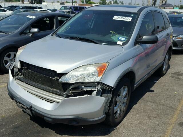 5J6RE38509L002590 - 2009 HONDA CR-V SILVER photo 2